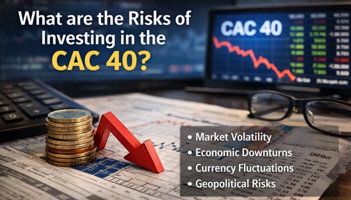 What are the Risks of Investing in the CAC 40 - Finsurance Biz - Finsurancebiz Fintechzoom.com CAC 40 risks like market volatility, economic downturns, and geopolitical risks.