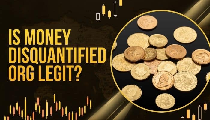 Money Disquantified Org: Is It a Smarter Way to Think About Money? - finsurancebiz - Finsurancebiz Money Disquantified Org legitimacy concept with gold coins and financial market charts