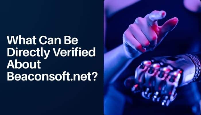 Beaconsoft Latest Tech Info 2026 Updates Verified Facts - finsurancebiz - Finsurancebiz Beaconsoft Latest Tech Info 2026 image illustrating direct verification of Beaconsoft.net with a human hand interacting with an advanced robotic hand.