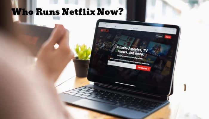 Who Owns Netflix? Shareholders, Founders & Company Ownership - finsurancebiz - Finsurancebiz Who Runs Netflix Now image showing the Netflix website open on a tablet, supporting the topic of who owns Netflix and current company leadership.