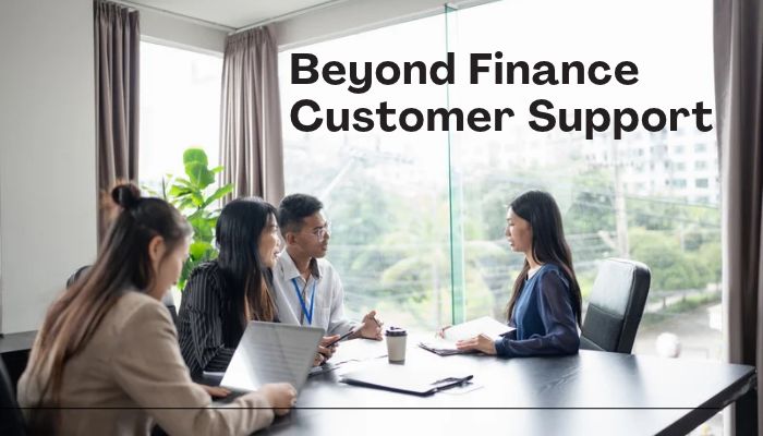 Beyond Finance Reviews: Is It Legit? Fees, Pros & Complaints - finsurancebiz - Finsurancebiz Beyond Finance customer support team meeting with clients, related to Beyond Finance reviews and service experience.