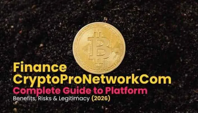 Finance CryptoProNetworkCom complete guide showing Bitcoin concept with benefits, risks, and legitimacy in digital finance
